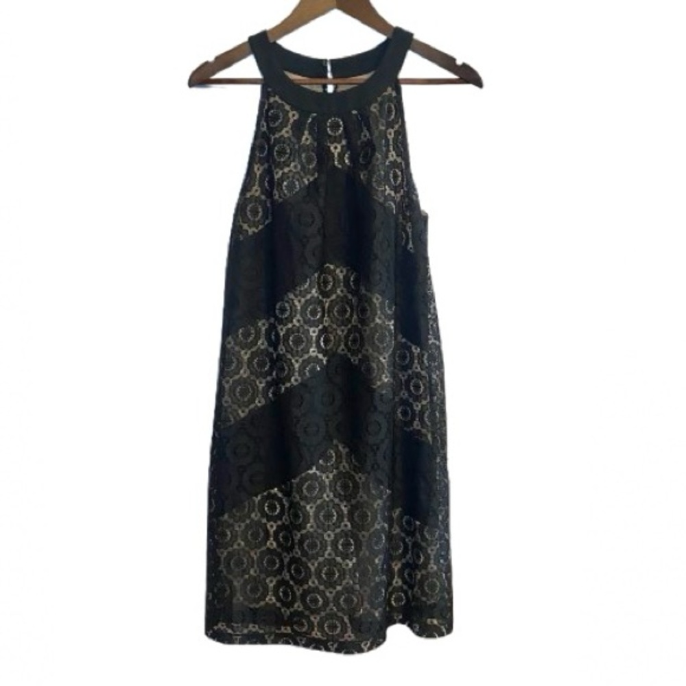 Beautiful Elegant Romantic Maggy London Black Lace Dress